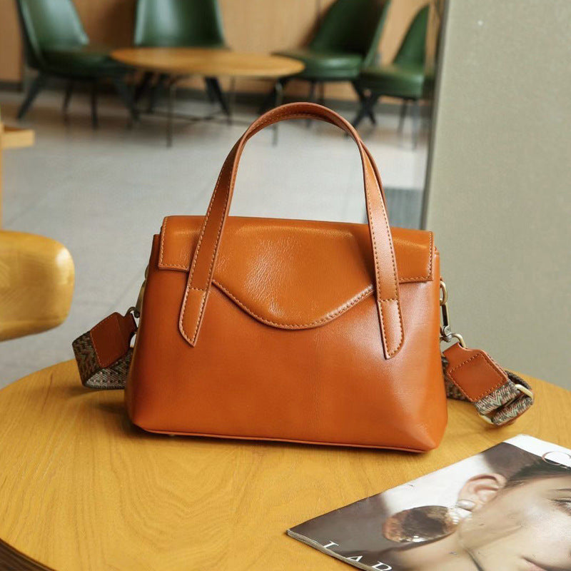 Genuine Leather Shoulder Handbag Crossbody