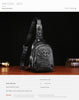 Genuine Crocodile Leather Men’s Chest Bag Crossbody Messenger