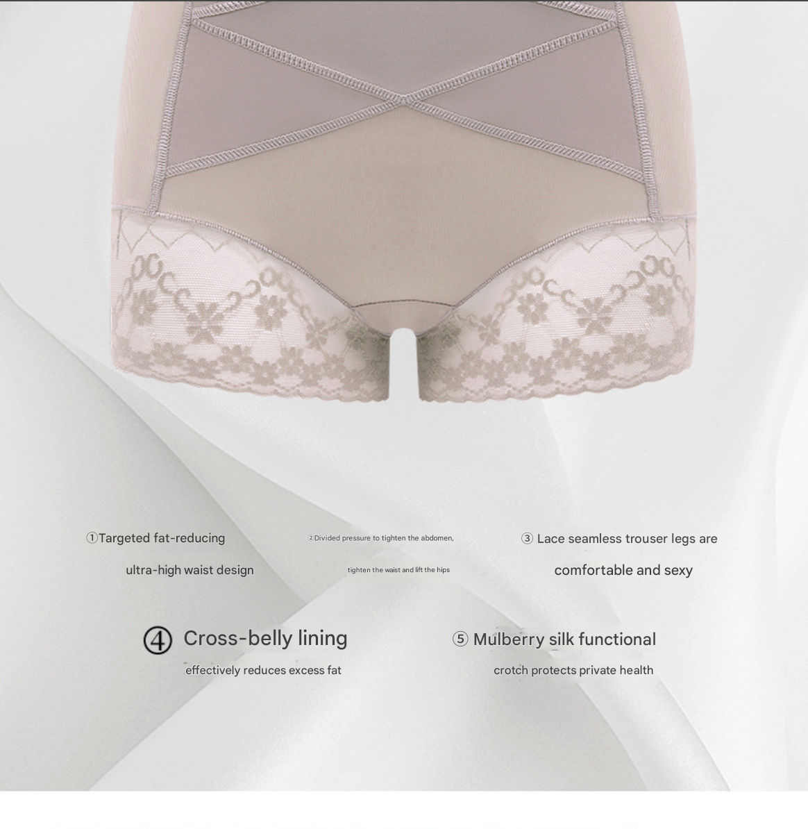 Women’s High-Waisted Tummy Control Shapewear Waist & Hip Lifting