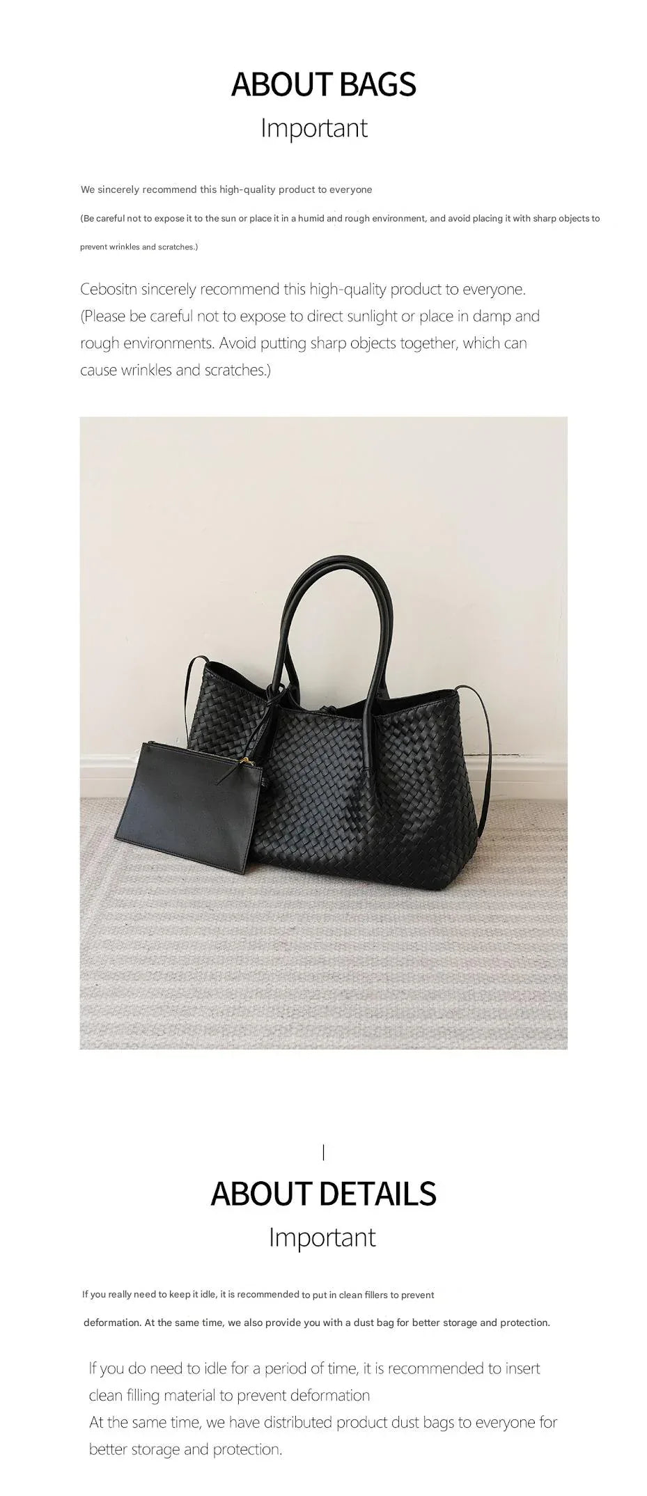 Women Leather Tote Bag Large Shoulder Office