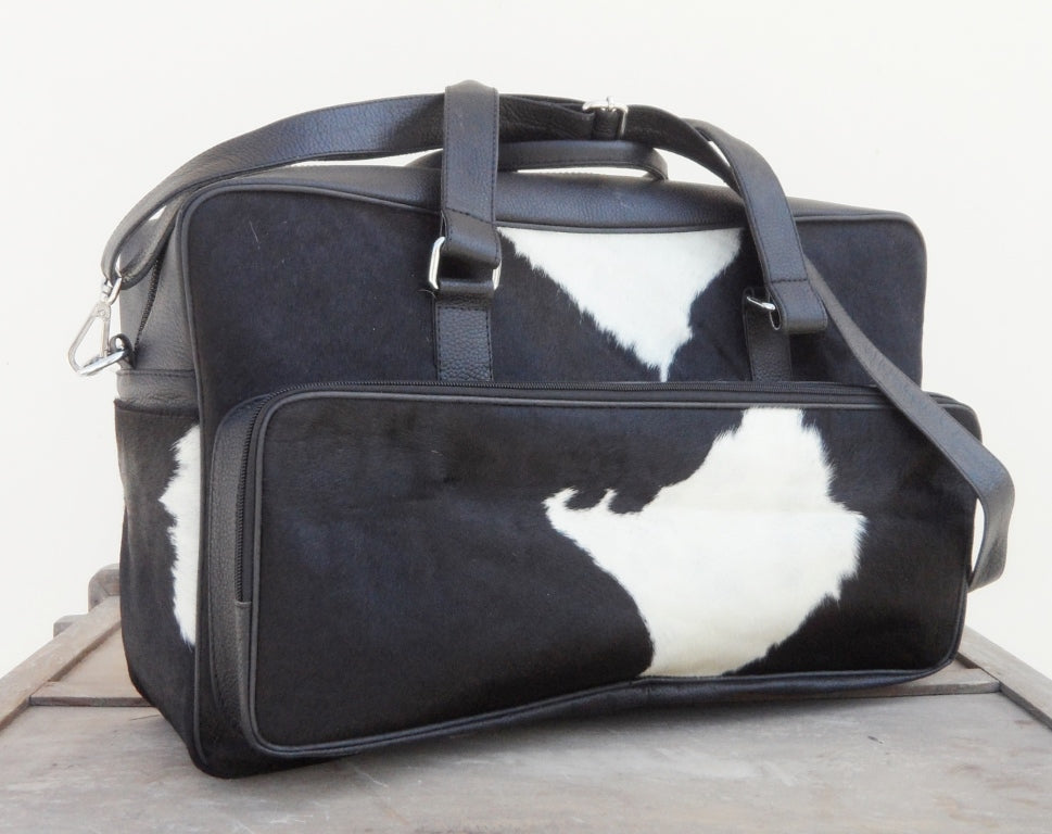 Exotic Cowhide Luggage Bag