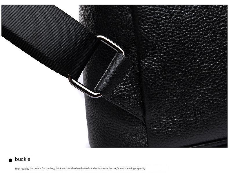 Women’s Black Leather Backpack Bag