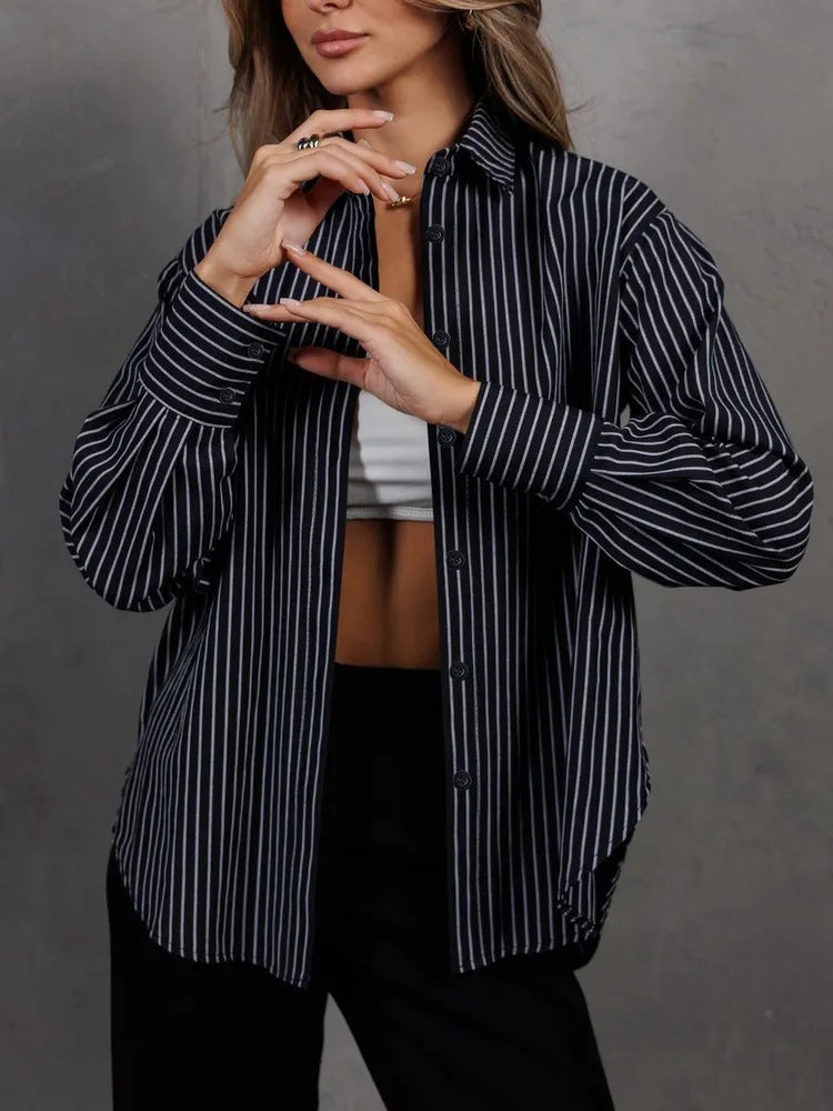 Women's Striped Work Shirt