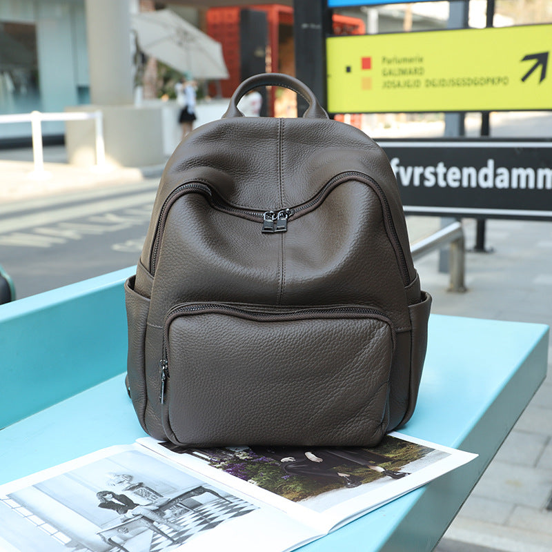 Genuine Leather Backpack for Women