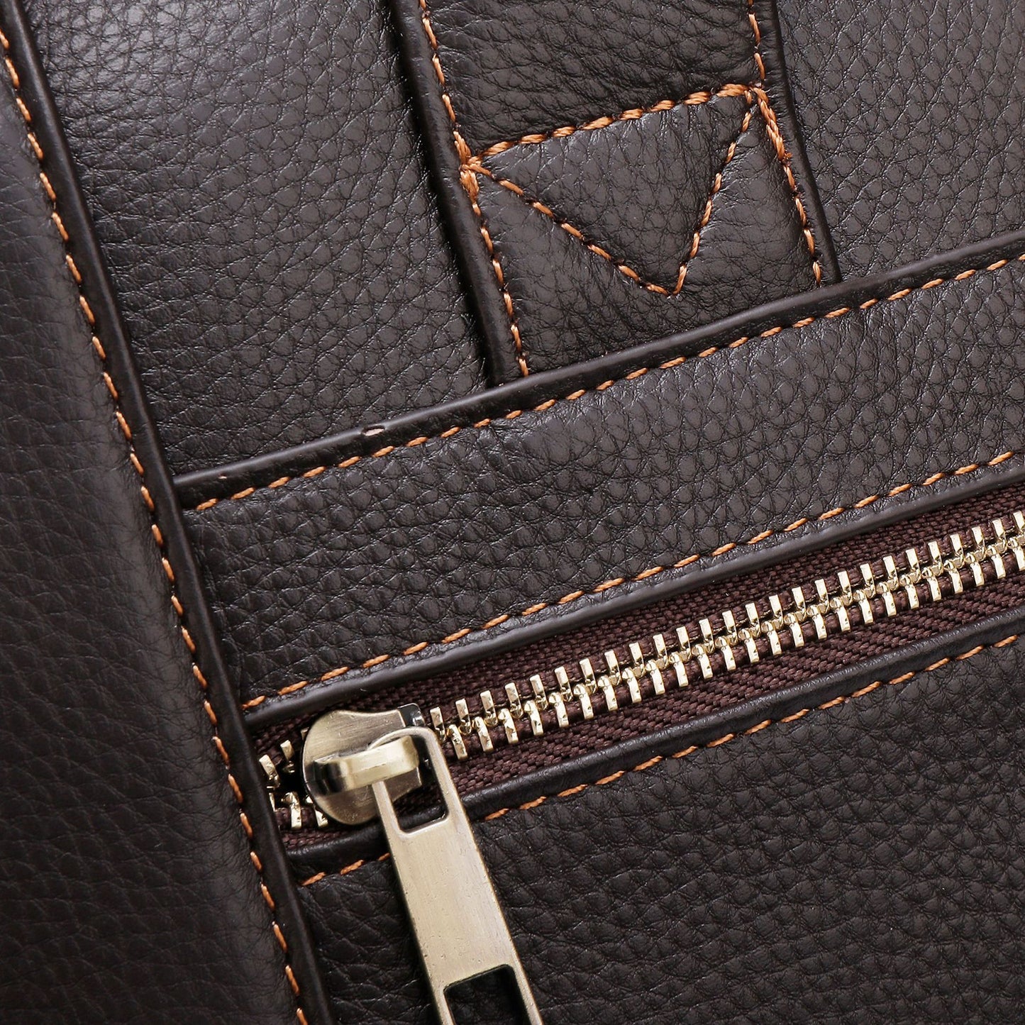 Genuine Leather Men's Office Laptop Bag