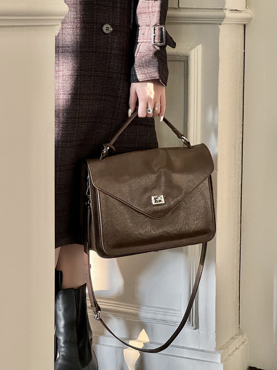 Women's Crossbody Bag Leather Cowhide Shoulder Bag