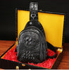 Genuine Crocodile Leather Men’s Chest Bag Crossbody Messenger