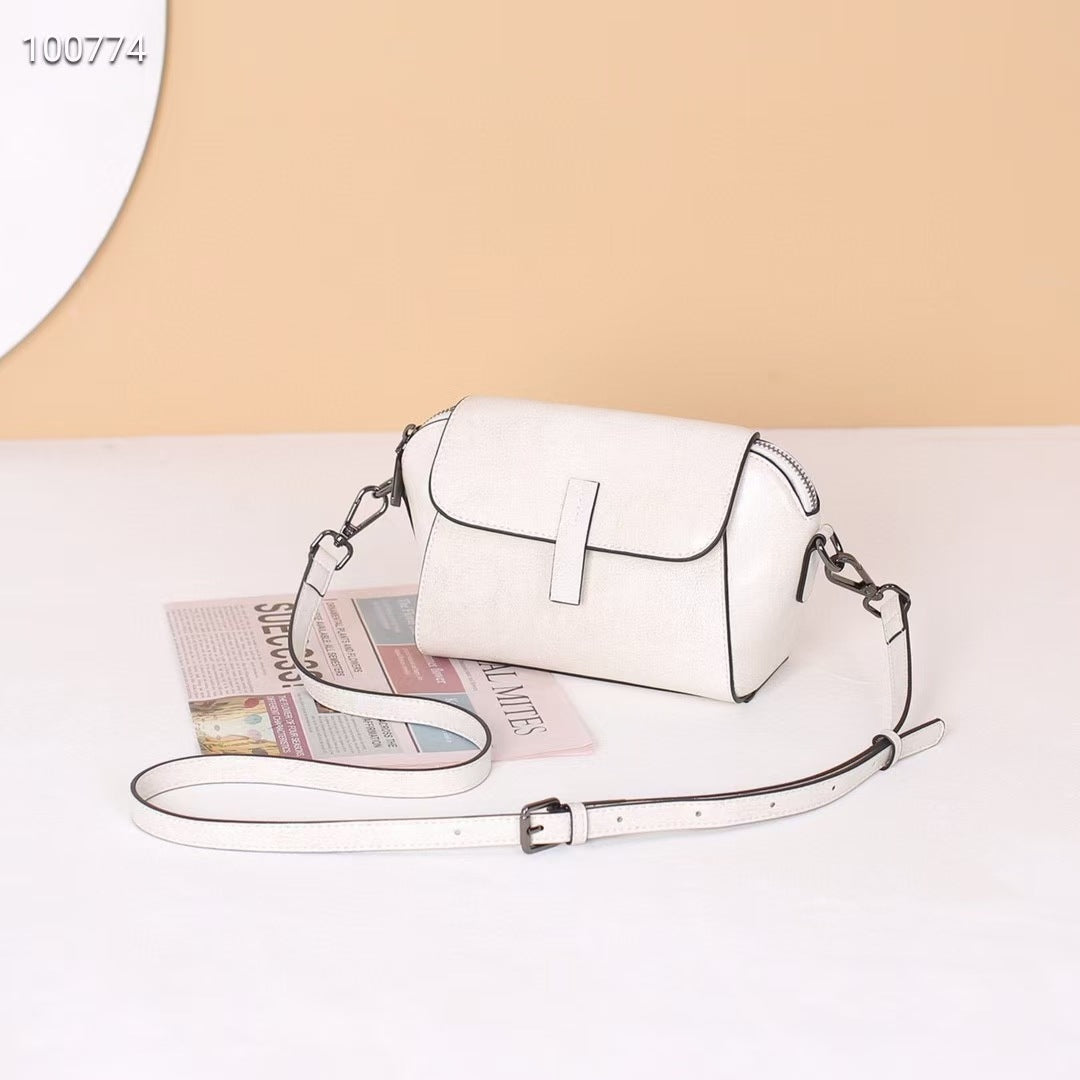 women small genuine leather crossbody bag