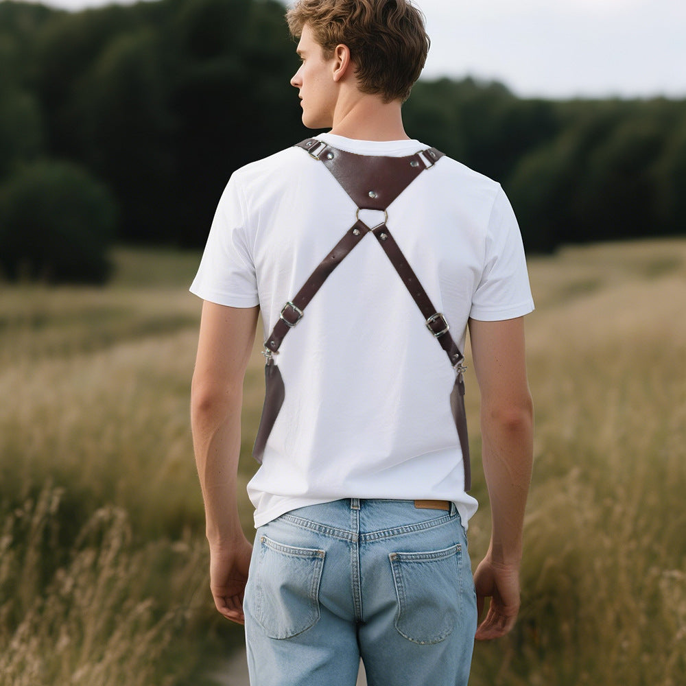 PU Leather Underarm Holster Bag for Men and Women