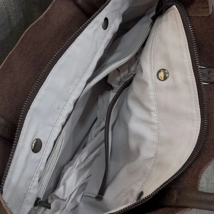 Women Leather Tote Handbag Large Capacity