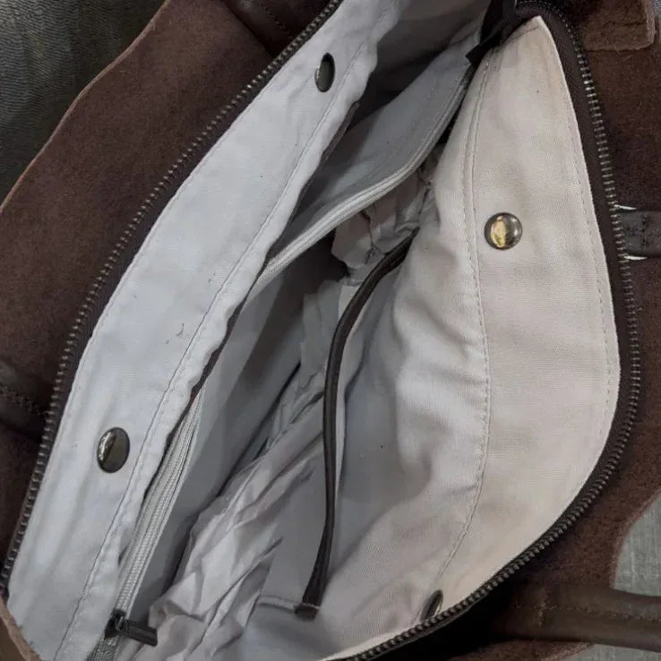 Women Leather Tote Handbag Large Capacity