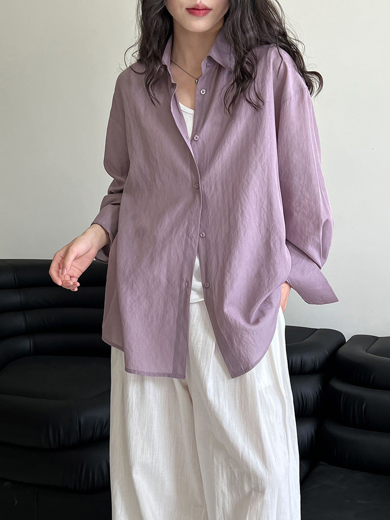 Women's Long Sleeves Blouse Shirt