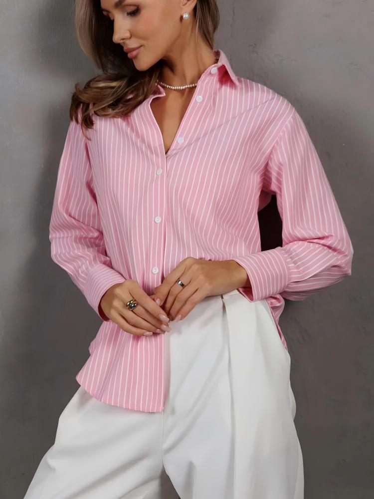 Women's Striped Work Shirt
