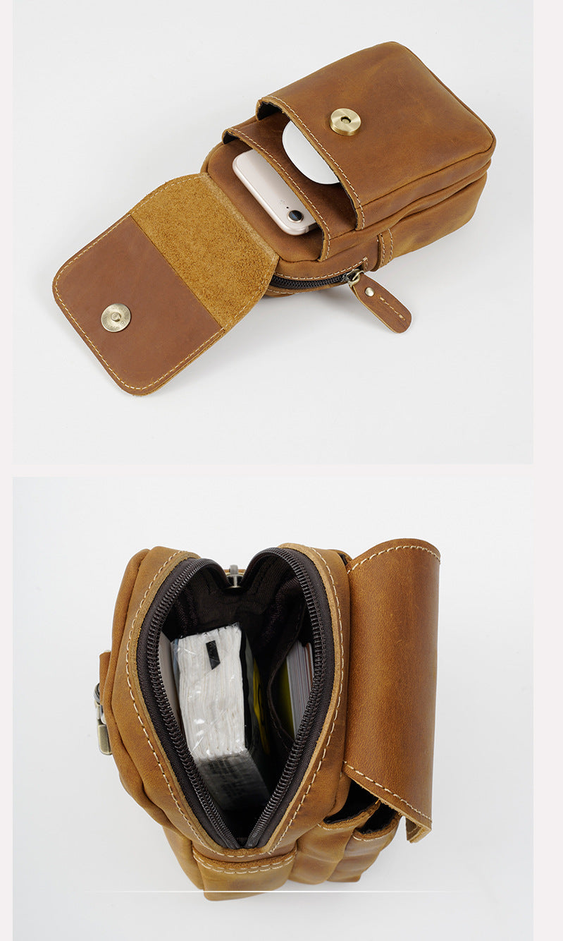 Genuine Leather Waist Bag