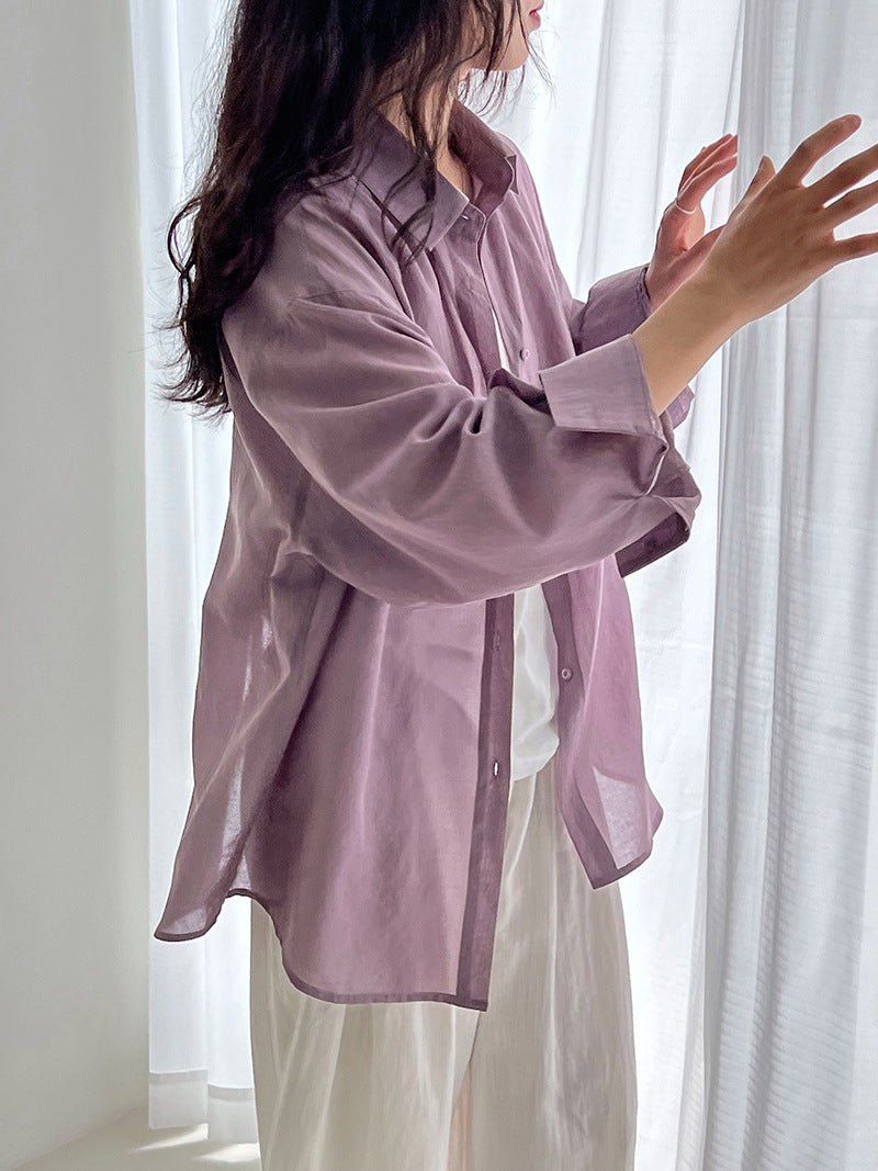 Women's Long Sleeves Blouse Shirt