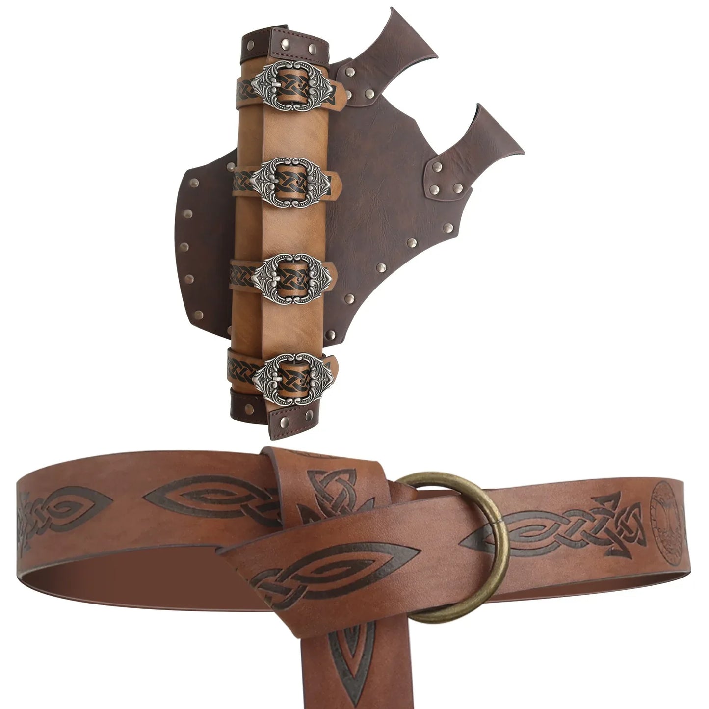 Medieval Viking Scabbard with Retro Belt