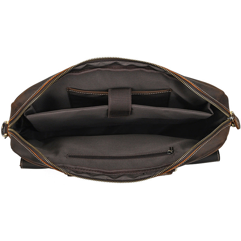 Men Leather Office Bags Sale Travel Briefcase