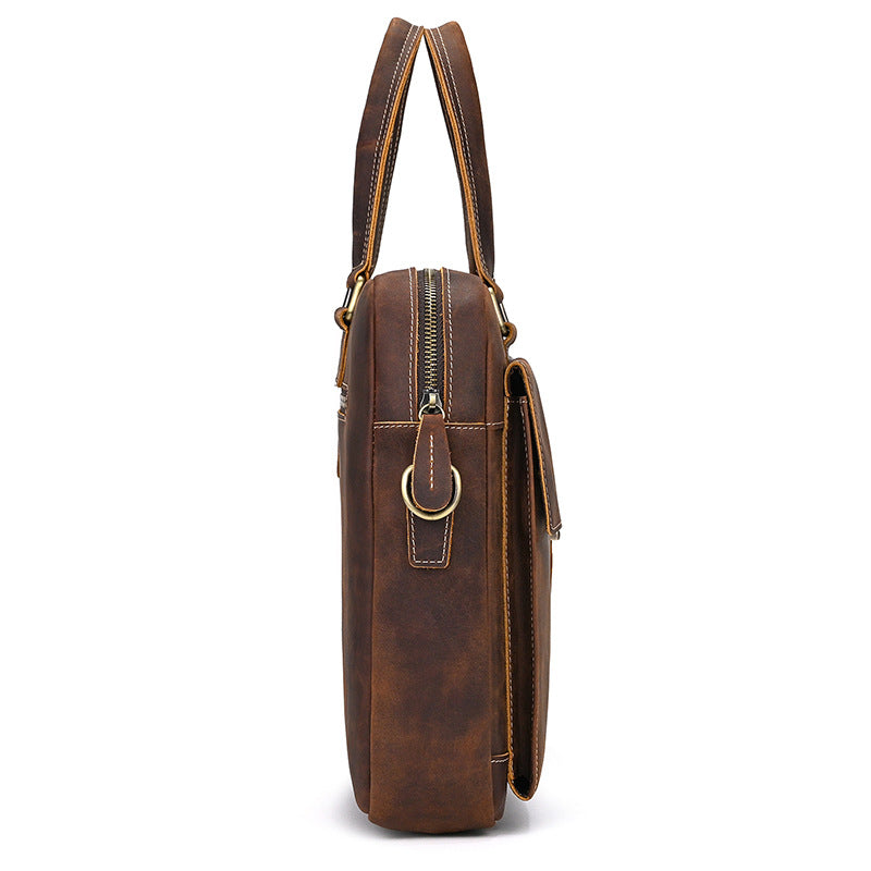 Men Leather Office Bags Sale Travel Briefcase