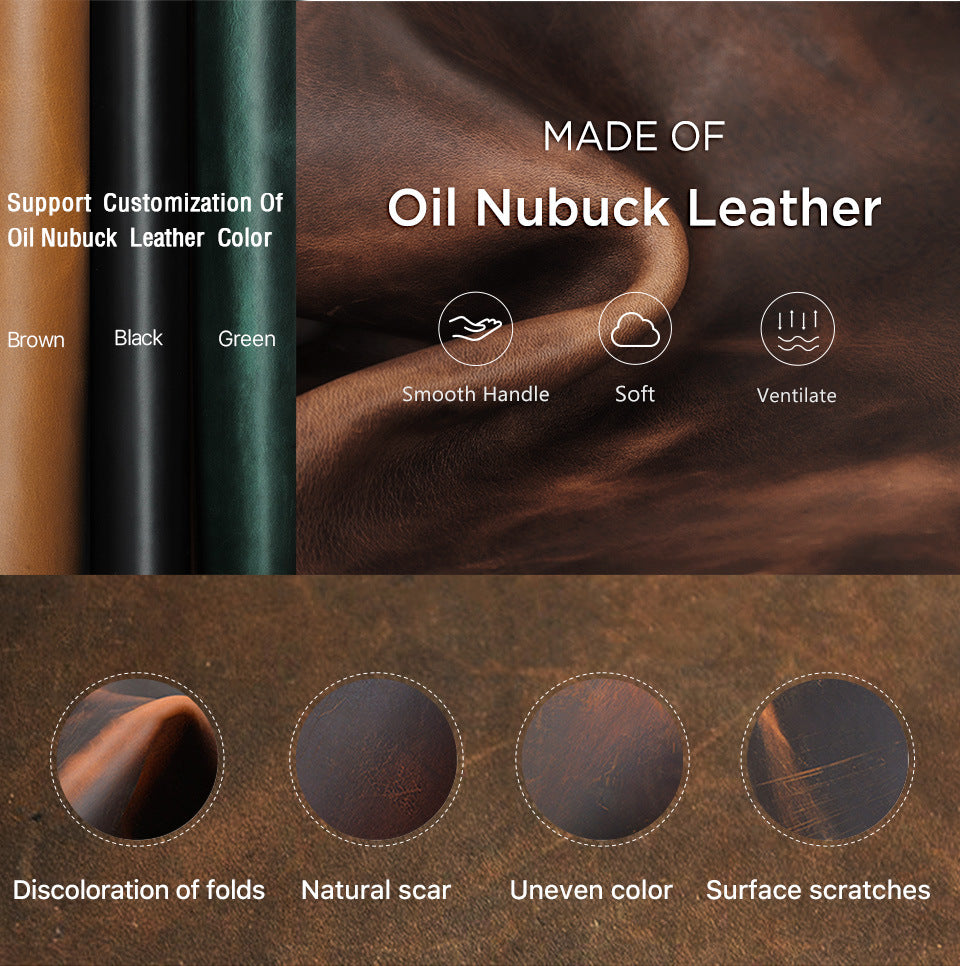 Brown Leather Watch Box for Men 2 Slot Display Case