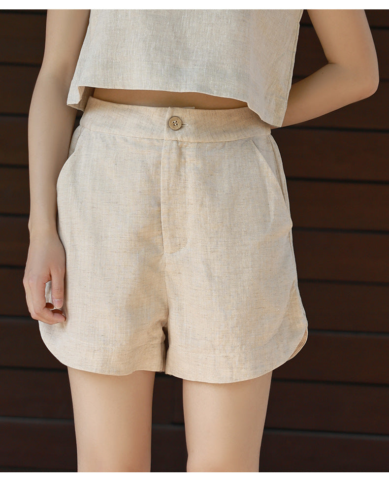 straight leg shorts women's