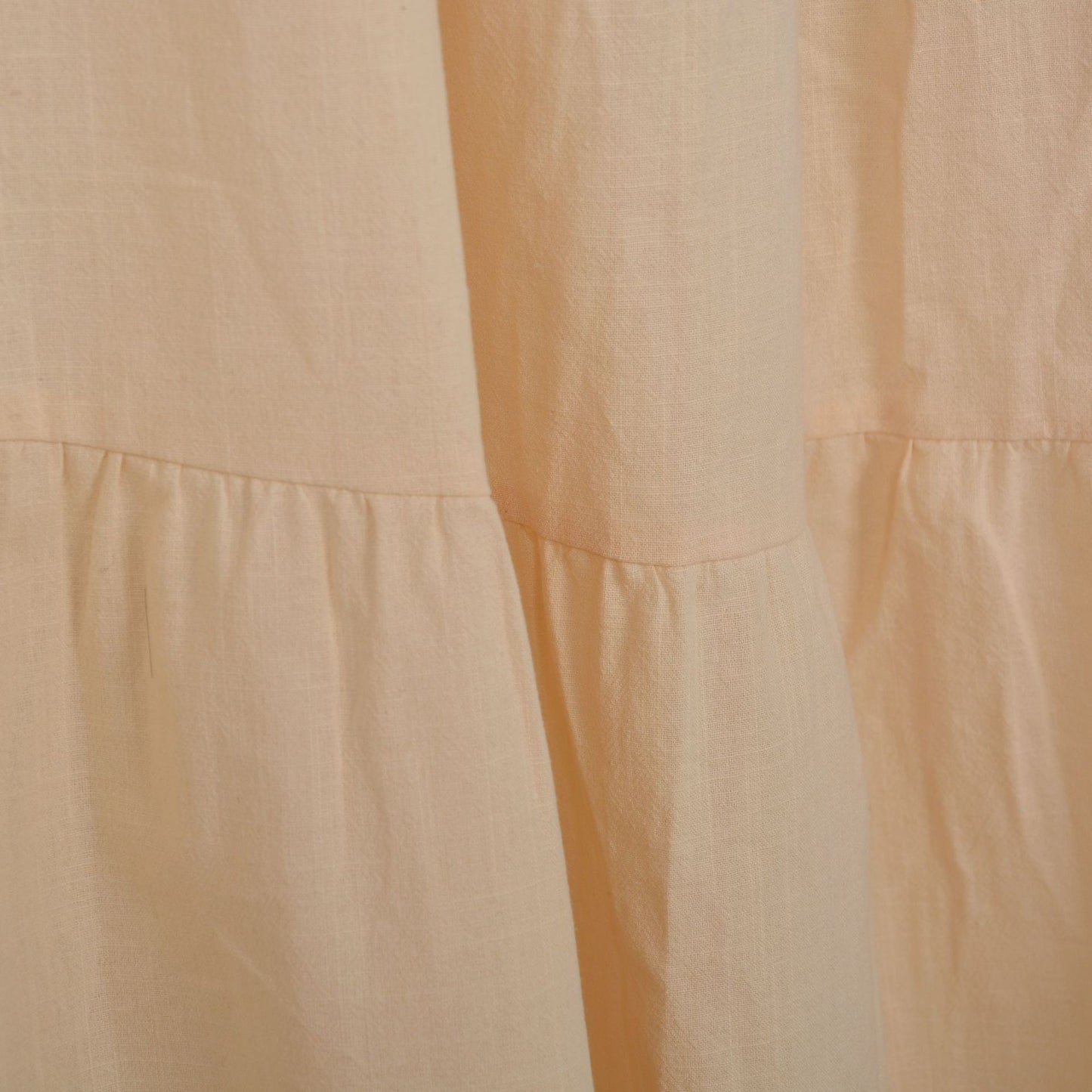 long pleated skirt Ruffle Hem Knot