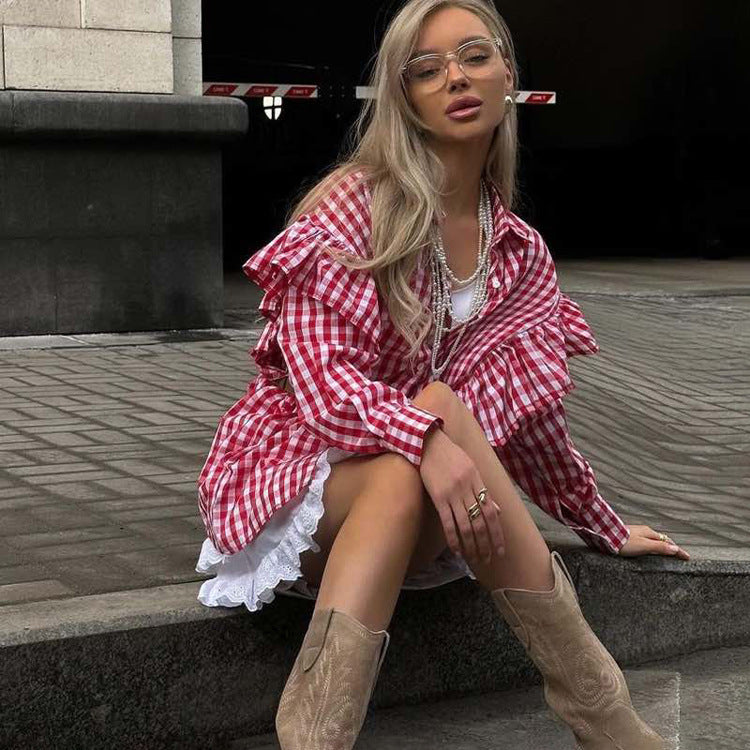 Classic Oversized Drop Shoulder Shirt For Women