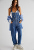 denim overalls for women