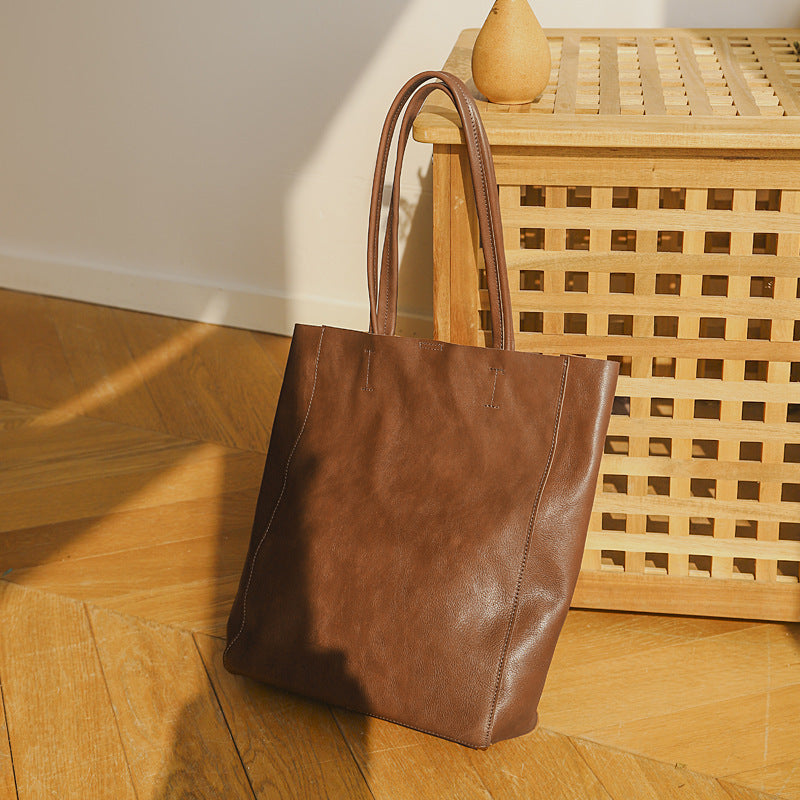 Women’s Leather Shoulder Tote Bag Commuter Purse