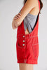Trendy Women's Denim Short Overalls
