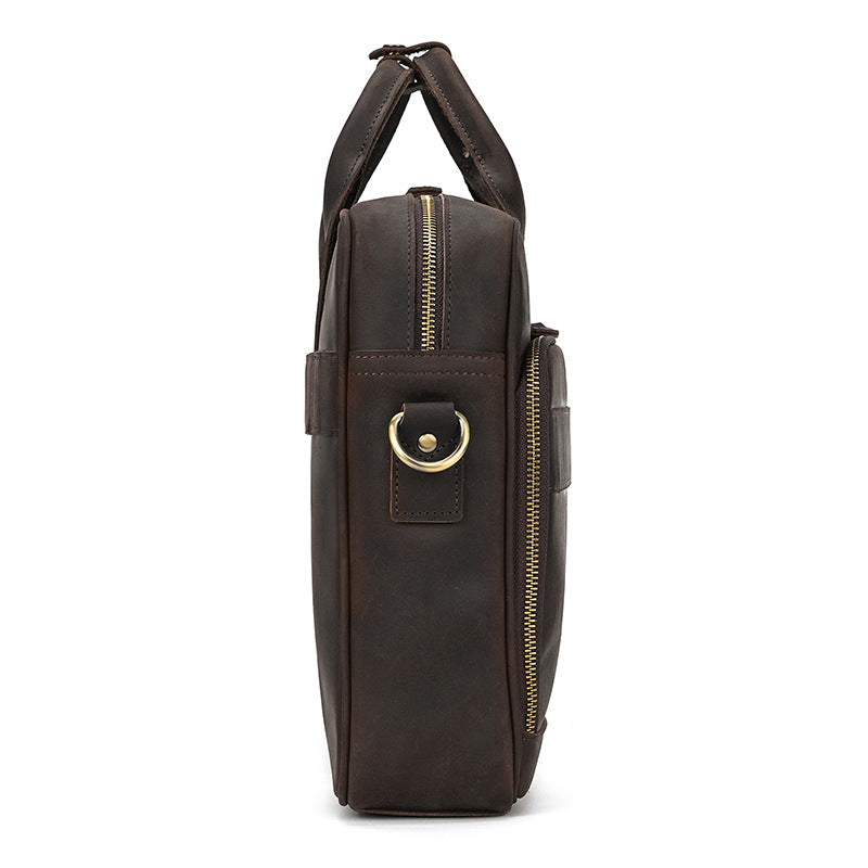 Airline Carry On Trolley Leather Sleeve Briefcase Bag