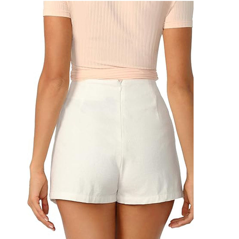 Women Wrap Summer Skorts with Side Slit