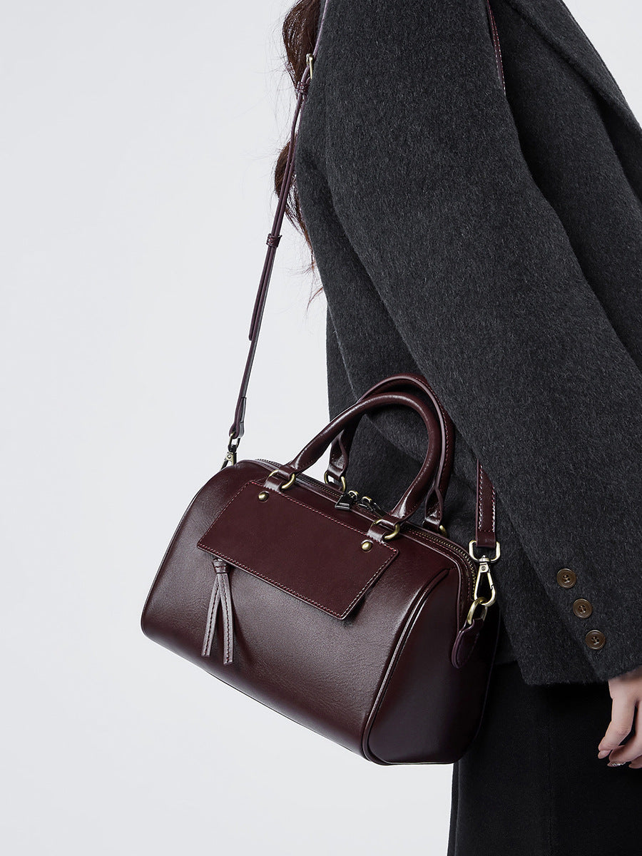 Women Real Leather Handbag Crossbody Bag
