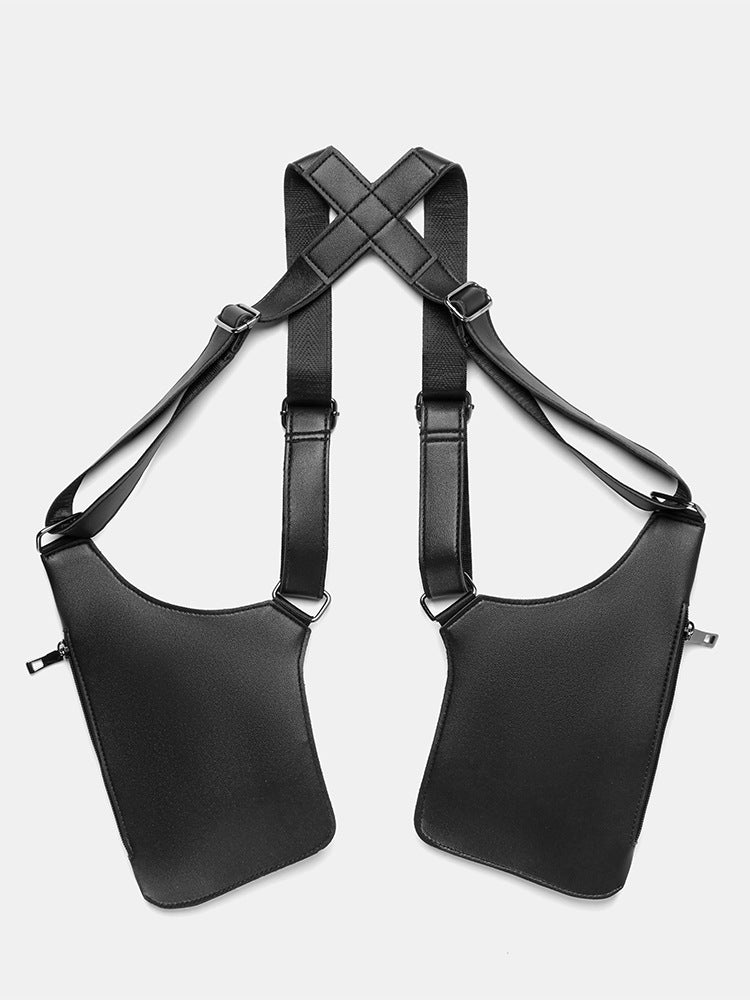 Faux Leather Anti Theft Shoulder Holster Bag