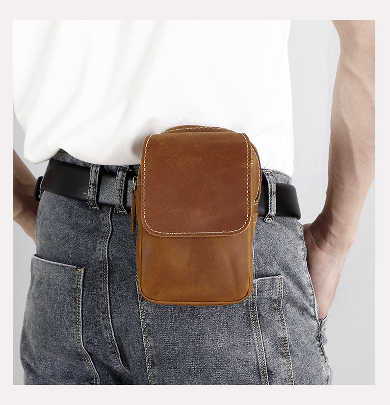 Genuine Leather Waist Bag