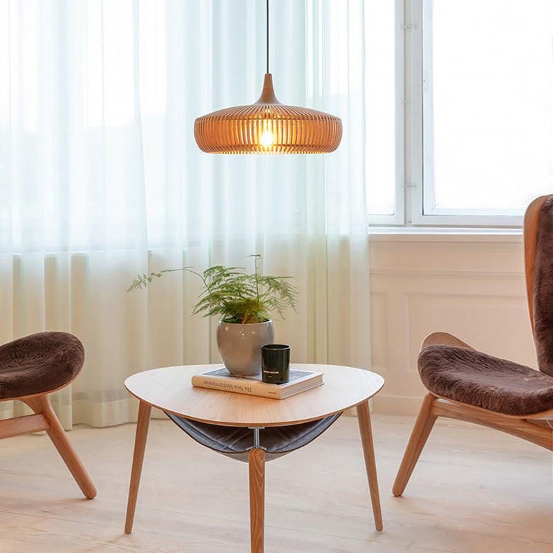 Scandinavian Wood Pendant Light Ceiling Lamp & Modern Farmhouse Chandelier
