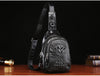 Genuine Crocodile Leather Men’s Chest Bag Crossbody Messenger
