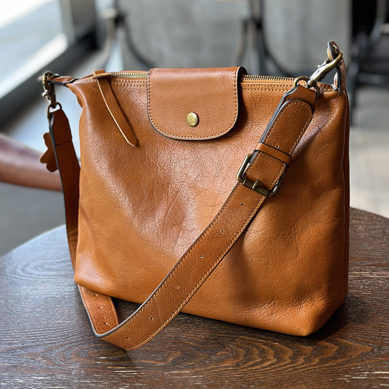 Women Leather Messenger Crossbody Purse