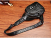 Genuine Crocodile Leather Men’s Chest Bag Crossbody Messenger
