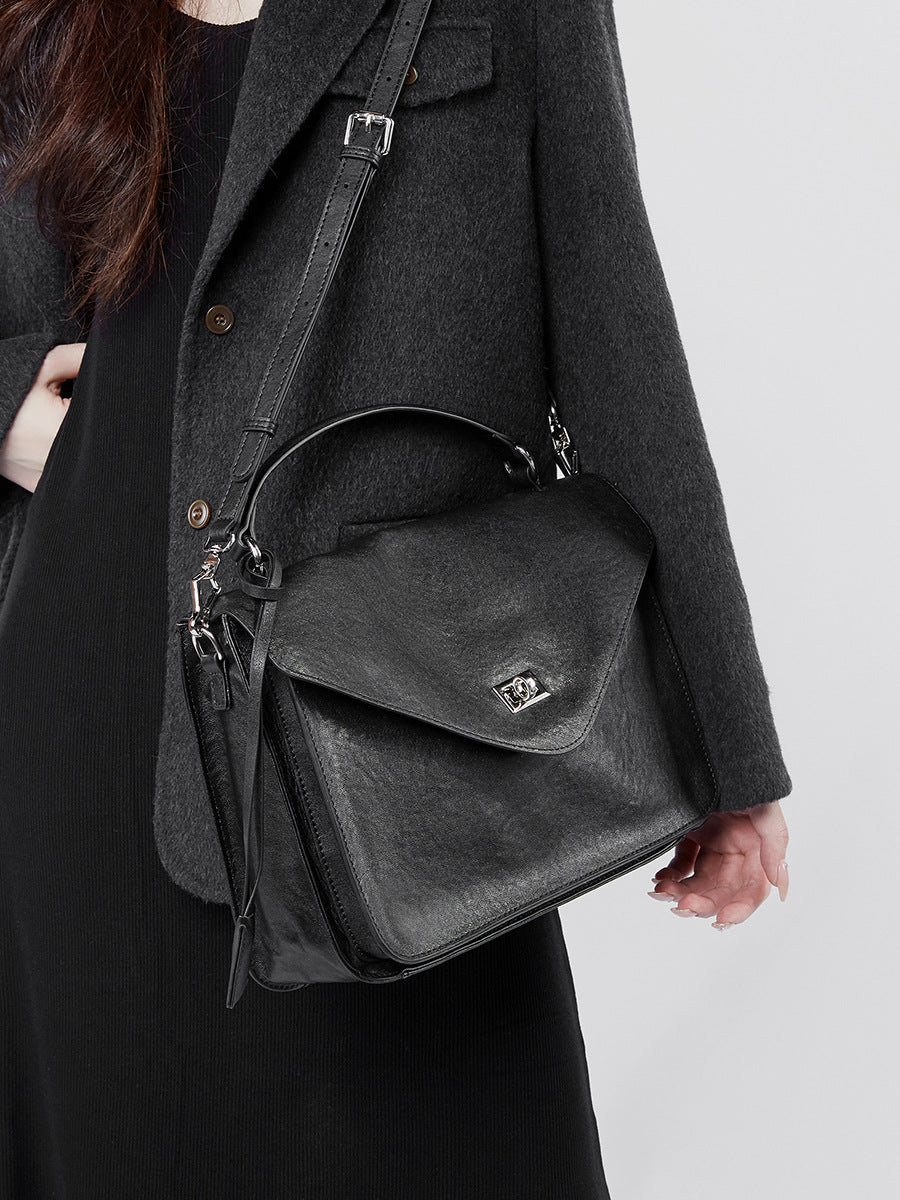 Women's Crossbody Bag Leather Cowhide Shoulder Bag