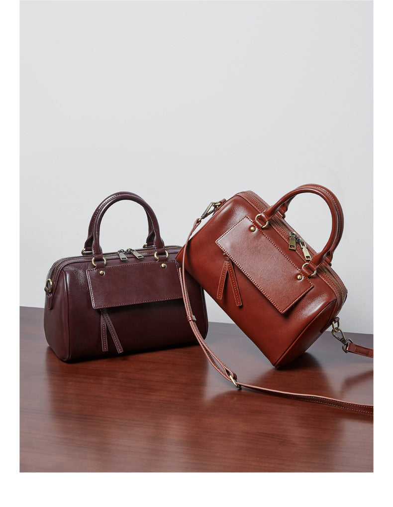 Women Real Leather Handbag Crossbody Bag