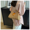 Straw Woven Beach Crossbody Bag for Women