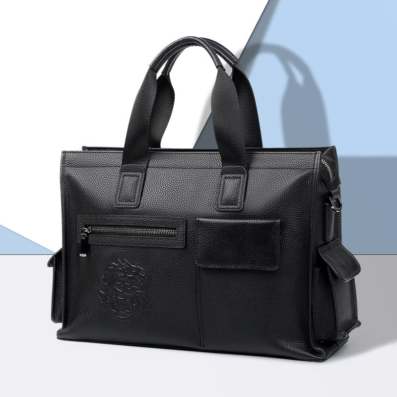 leather messenger courier bag for men