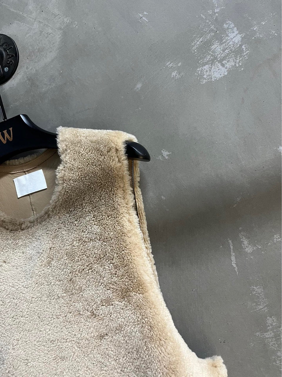 Women’s Merino Fur Vest Shearling Sleeveless Jacket Gray Winter Outerwear