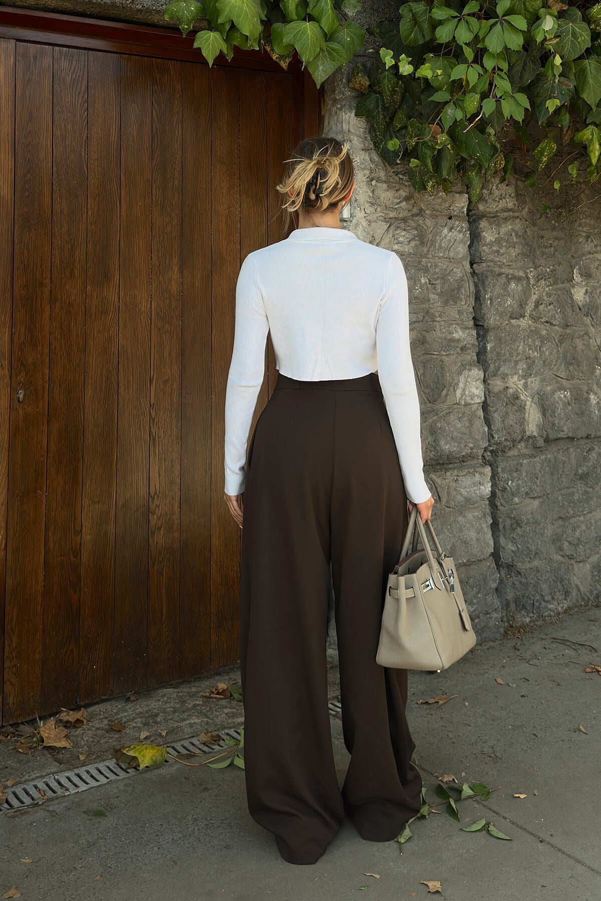 wide leg bell bottom dress pants women's