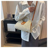 Straw Woven Beach Crossbody Bag for Women