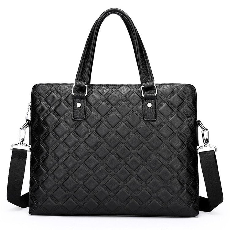 Genuine Leather Briefcase Bag Office Causal