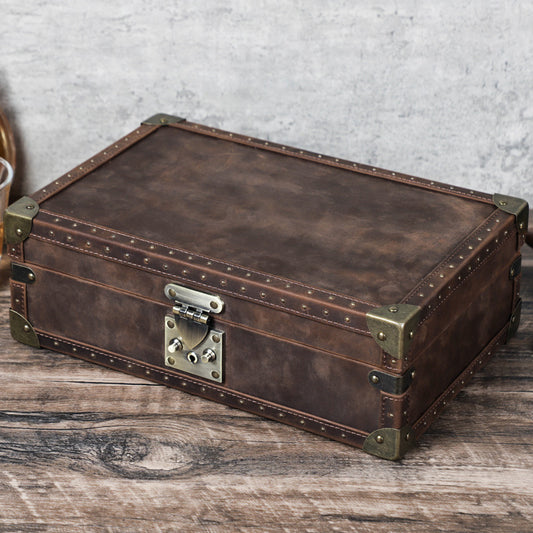 Luxury Leather Watch Travel Case 8 Slot Display Box