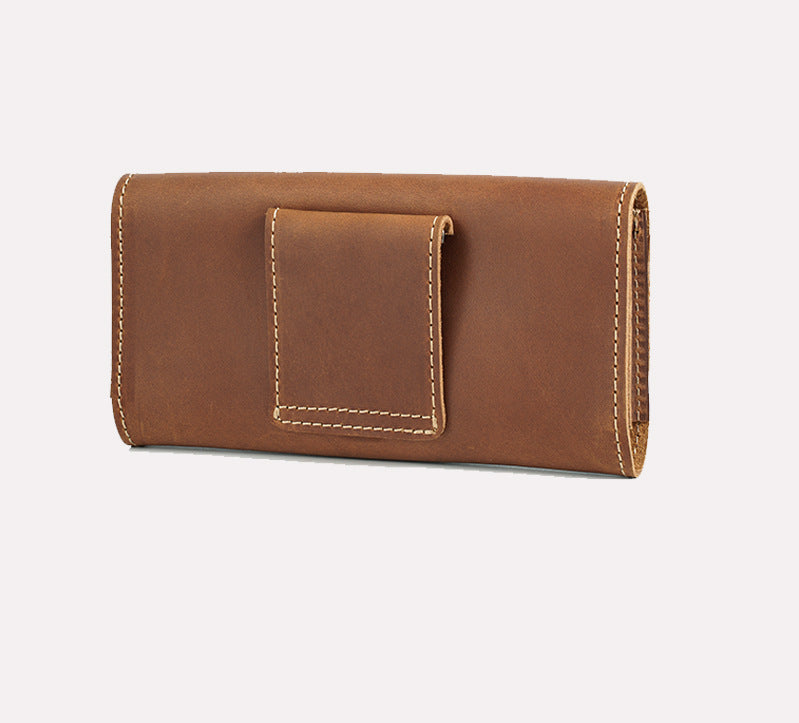 genuine leather waist belt bag