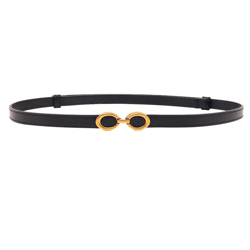 modern womens narrow leather belts