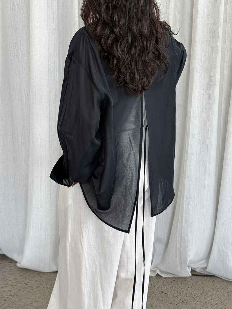 Women's Long Sleeves Blouse Shirt